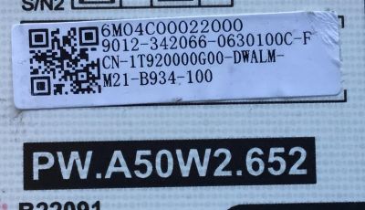 FUENTE DE PODER PARA TV INSIGNIA / NUMERO DE PARTE 9012-342066 / PW.A50W2.652 / 0630100C-F / 6M04C00022000 / CN-1T920000G00 / MODELO 32"	 - Imagen 3